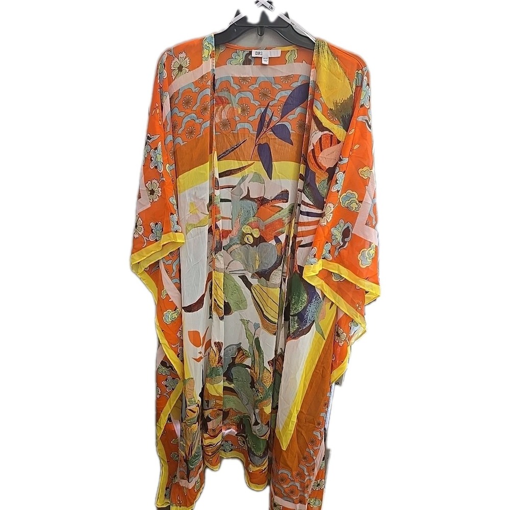Women's  DR2 Boho Multicolor Kimono One Size